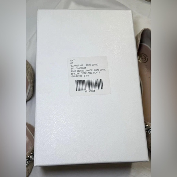 New Cecilia New York Rhinestone Lace Flats Shoes Wedding Sz 8.5 Ivory Cream $245 - Picture 12 of 12